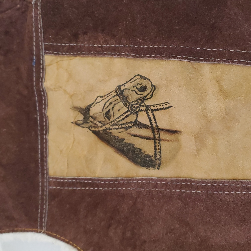 🩵 $5 💥 Western Horse Vest - Brown and Tan Kid's - Picture 8 of 8